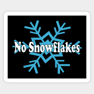 No Snowflakes Sticker